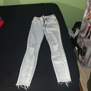cute blue pacsun jeans